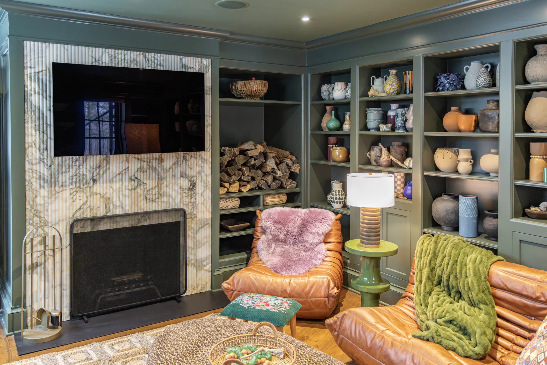 Deep Woods Lane_LibraryFireplace_interiors-55